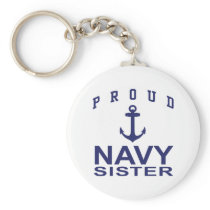 Navy Sister Key Chains
