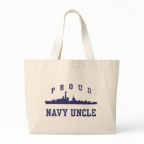 Navy Uncle Canvas Bag