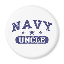 Navy Uncle Fridge Magnet
