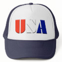Navy USA Truckers Hat hat