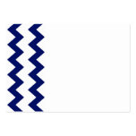Navy White Chevrons Business Card