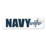 NAVY WIFE BUMPER STICKERS