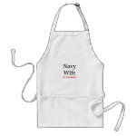 Navy Wife in Training Apron