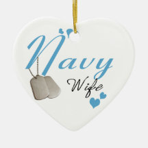 Navy Wife Ornament