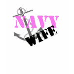 NAVY WIFE (PINK) SHIRTS