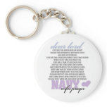 Navy Wife's Prayer Keychain