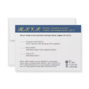 Navy yellow business gala event corporate RSVP invitation