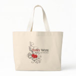NavyWifeFloralSwirls Light Bag