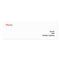Nawashi Personal Calling Calling Cards business cards