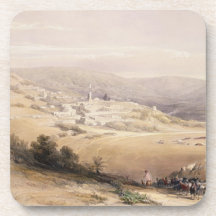 Nazareth, April 28th 1839, plate 28 from Volume I Beverage Coasters