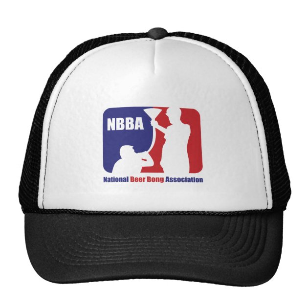 NBBA, Nationatl Beer Bong Association Trucker Hat 1/1