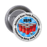 NBPA National Beer Pong Association Starburst Button
