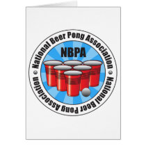 NBPA National Beer Pong Association Starburst Card