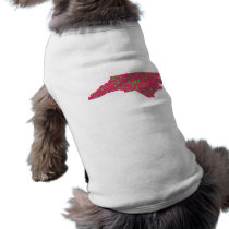 NC Cities Doggie T Shirt