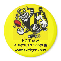 NC Tigers Magnet by michaelcoysh NC Tigers Magnet