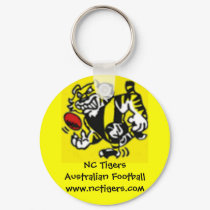 NC TigersAustralian Football key chain keychains by michaelcoysh NC TigersAustralian Football key chain keychains