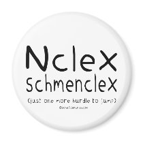 NCLEX Schmenclex Nursing Exam Refrigerator Magnet