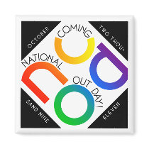 NCOD 2009 Square White Magnet magnets