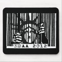 NDAA 2012 - Liberty Behind Bars mousepads