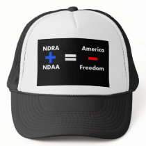 NDRA   NDAA = No Freedom Trucker Hat