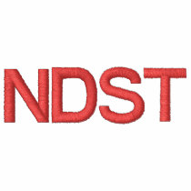 NDST Embroidered Zippered Hoodie