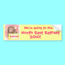 NE RatFest Bumper Sticker bumper stickers