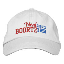 Neal Boortz For President 2012 Embroidered Baseball Caps