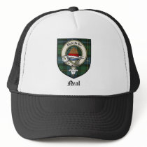 Neal Clan Crest Badge Tartan hats by clan_badges Neal Clan Crest Badge Tartan hats