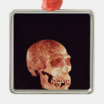 Neanderthal Skull, discovered on Mt Carmel Christmas Tree Ornaments