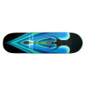 Neaon Heart Skateboard by DoviGirl2008 Neaon Heart Skateboard