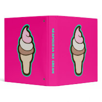 Neapolitan Ice Cream binders by BellyJeans Neapolitan Ice Cream binders