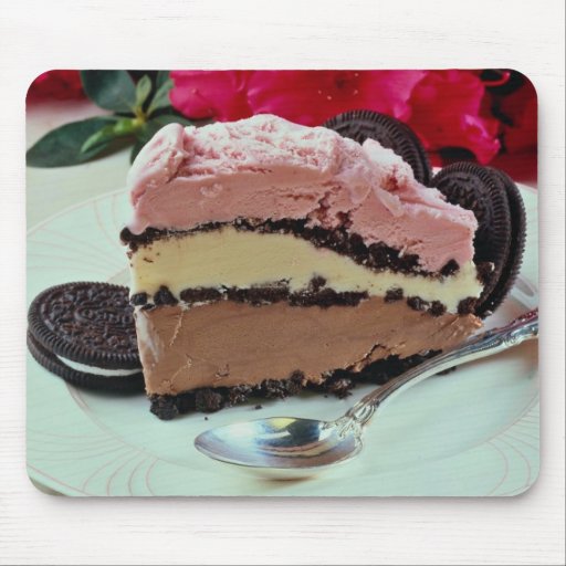 Neapolitan ice-cream pie mousepad