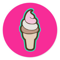 Neapolitan Ice Cream stickers