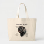 Neapolitan Mastiff (blk) History Design Tote Bags
