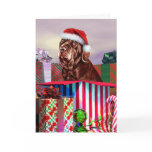 Neapolitan Mastiff Christmas Mahogany cards