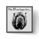 Neapolitan Mastiff Happy Face buttons