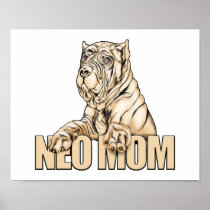 Neapolitan Mastiff Mom Tawny posters