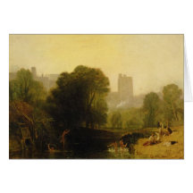 Near the Thames Lock, Windsor, c.1809 Card