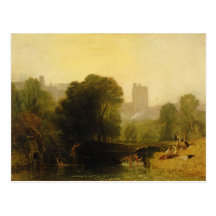 Near the Thames Lock, Windsor, c.1809 Postcard