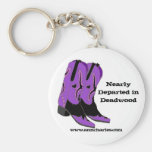 Nearly Departed in Deadwood Boots Key Chains