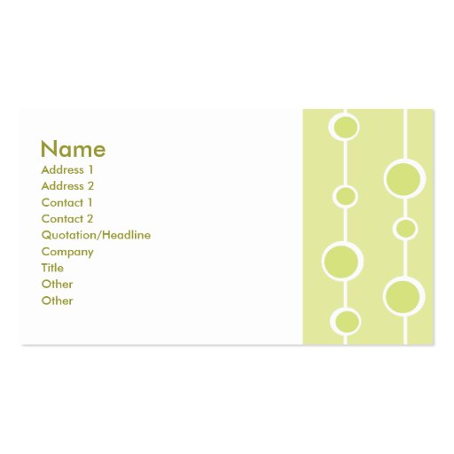 Neat Pattern Business Card Templates