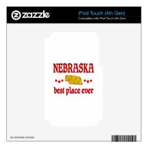 Nebraska Best Decal For iPod Touch 4G