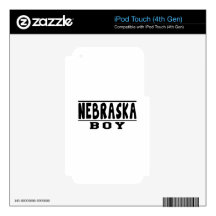 Nebraska Boy Designs Skin For iPod Touch 4G