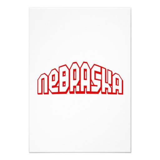 Nebraska Custom Invites