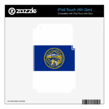 Nebraska Decal For iPod Touch 4G