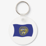 Nebraska Flag Keychain