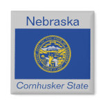 Nebraska Flag Magnet