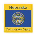 Nebraska Flag Magnet