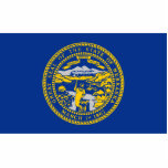 Nebraska Flag Magnet Cut Out