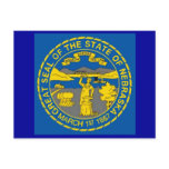 Nebraska Flag Postcard
